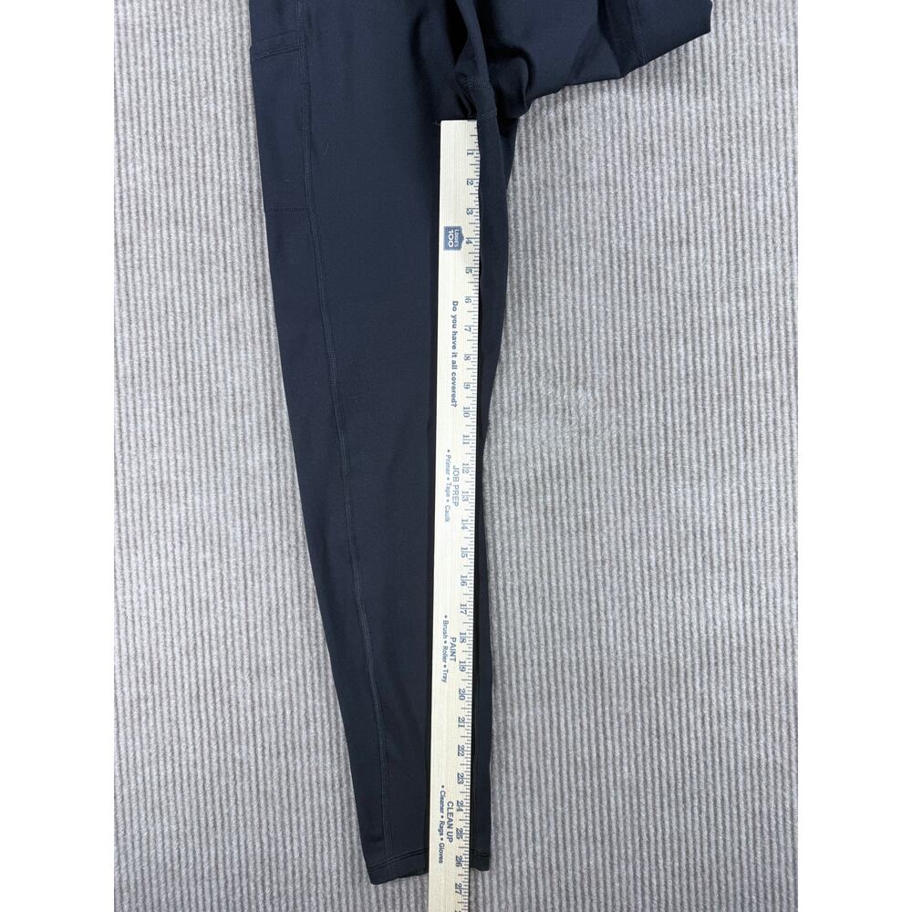 Reebok Black High Waisted Leggings with Side Pockets Size Large - Picture 5 of 5